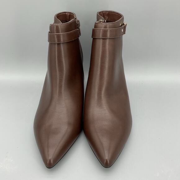 NEW Charter Club Women’s Ulyssa Pointed Toe Stiletto Dress Booties Brown Sz 10M - Picture 3 of 10
